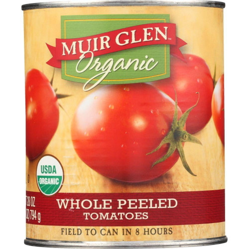 Muir Glen Organic Whole Peeled Tomatoes, 28 Oz (pack Of 12)