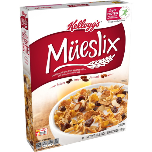 Kellogg's Mueslix Cold Breakfast Cereal, Original, 16.2 Oz