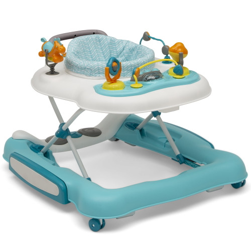 Little Folks By Delta Children 4-in-1 Discover & Play Musical Walker By Delta Children, Aqua Vines