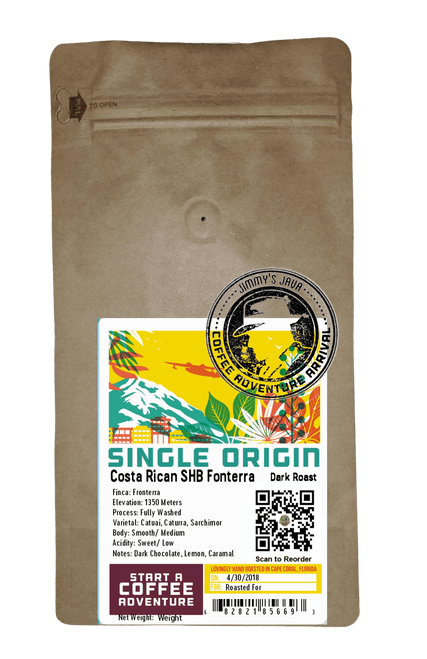 Costa Rica Shb Frontera Dark Roast Coffee