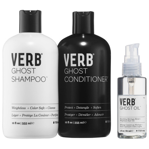 Verb Ghost Trio Kit Shampoo, Conditioner And Oil.