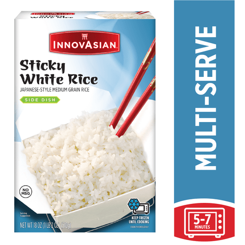 Innovasian Sticky White Rice, 18 Oz (frozen)