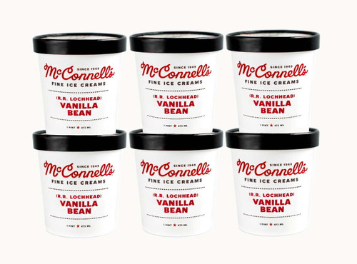 Mcconnell's, Vanilla Bean Ice Cream, 16 Oz. (6 Count)