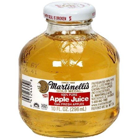 Martinelli's 100% Pure Apple Juice, 10 Ounce (pack Of 6)
