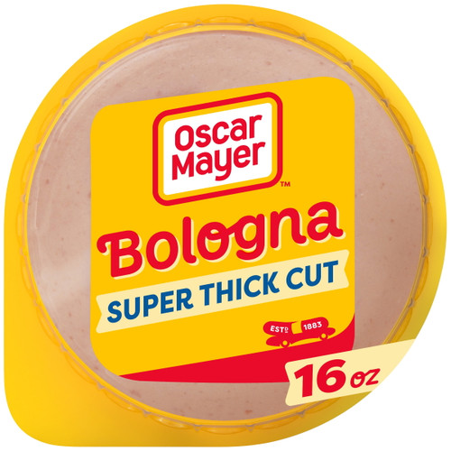 Oscar Mayer Super Thick Sliced Bologna Deli Lunch Meat, 16 Oz Package