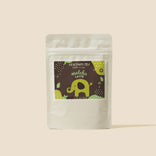 Healthify Tea Matcha Latte, Pure Japanese Matcha, Sweet Flavor, Resealable Bag, 1.76oz
