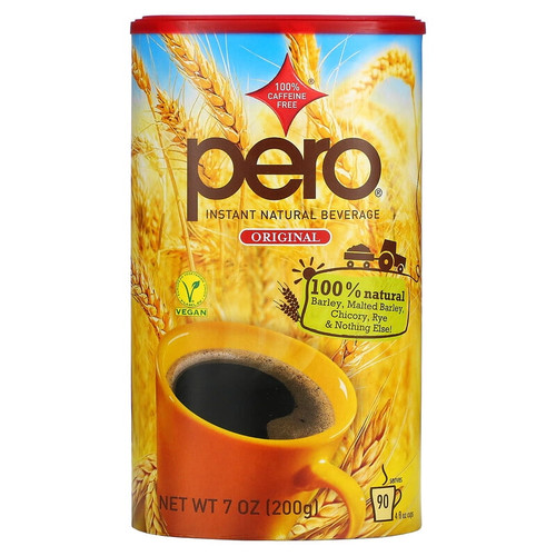 Pero, Instant Natural Beverage, Caffeine Free, Original, 7 Oz