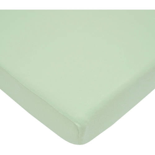American Baby Co. Cotton Supreme Jersey Knit Fitted Crib Sheet, Sage