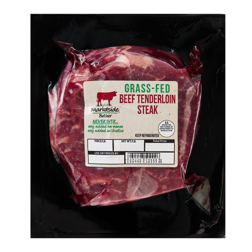 Marketside Butcher Grass-fed Beef Tenderloin Steak, 0.25-.80lb (fresh)