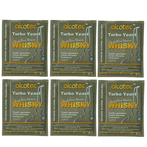 Alcotec Whiskey Turbo Yeast (pack Of 6)