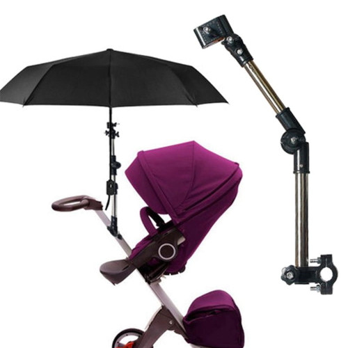 Umbrella Holder, 360°adjustable Umbrella Stretch Mount Stand Holder Baby Stroller Pram Bicycle Chair
