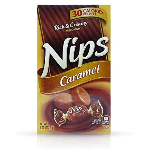 Pearson Nips Caramel 12ct- 4 Oz Boxes