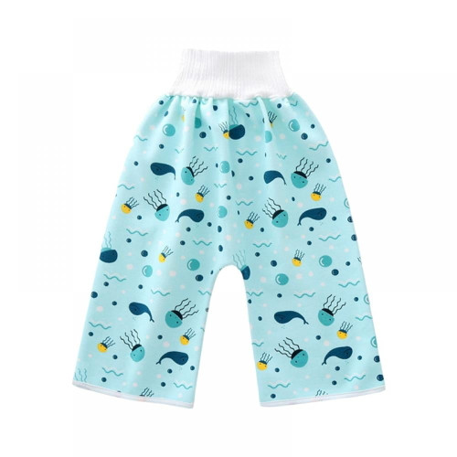 Feiona Waterproof Training Pants Comfy Children's Diaper Skirt Shorts For Potty Training For Boys Girls Night Time