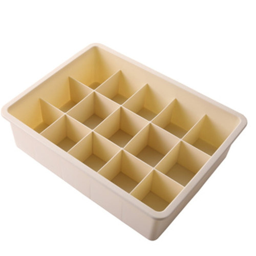 For Home Storage Box  Beige 15 Grids