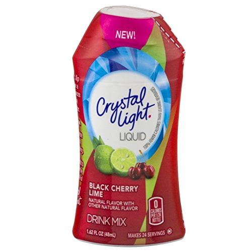Crystal Light, Drink Mix Liquid, Black Cherry Lime - 1.62 Oz(pack Of 2)