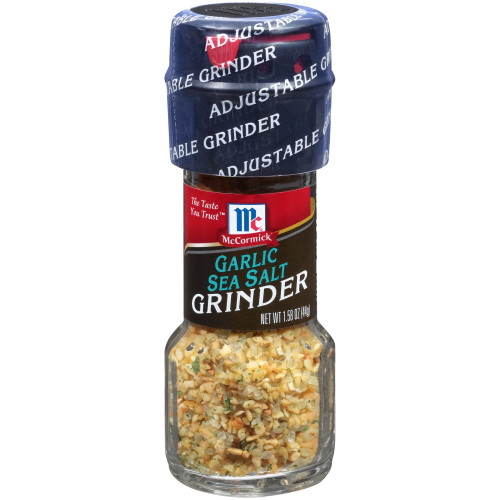 Mccormick Garlic Seasoned Salt Grinder, 1.58 Oz