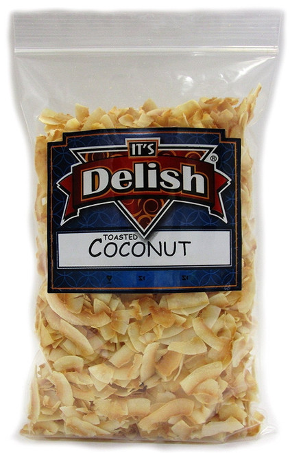 Toasted Natural Coconut Chips Unsweetened By Its Delish, 2 Lbs