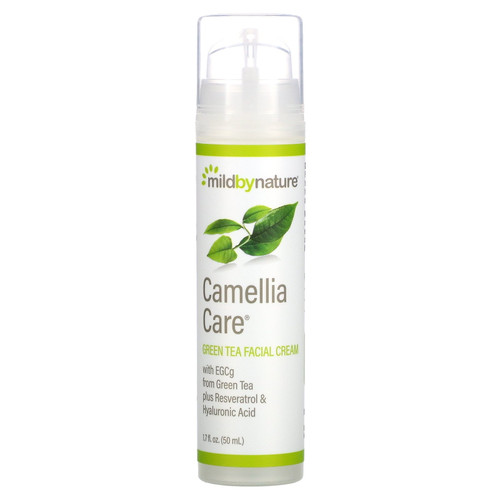 Camellia Care, Egcg Green Tea Skin Cream, 1.7 Fl Oz (50 Ml), Mild By Nature