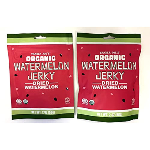 Organic Watermelon Jerky Dried Watermelon (2 Packs)