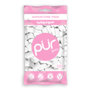 Pur Gum Aspartame Free Sugar Free Gluten Free Vegan Bubblegum, 2.72 Oz [pack Of 12]