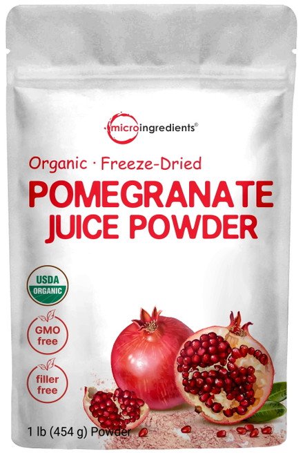 Certified Organic Pomegranate Juice Powder, 1 Pound,freeze Dried, Non-gmo