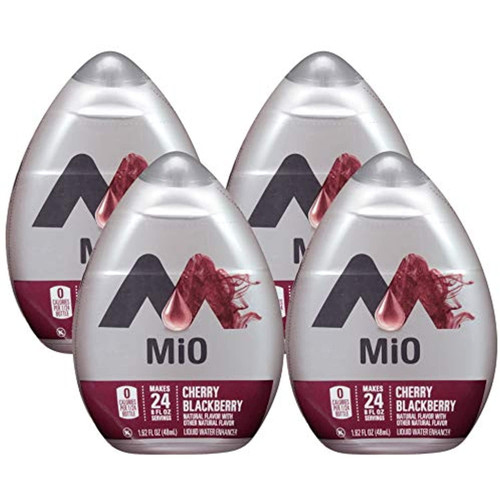Mio Cherry Blackberry Liquid Water Enhancer, 1.62 Fl Oz (pack Of 4)