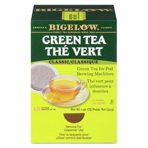 Bigelow Rcb07906 Green Tea Pods, 1.90 Oz, 18/box
