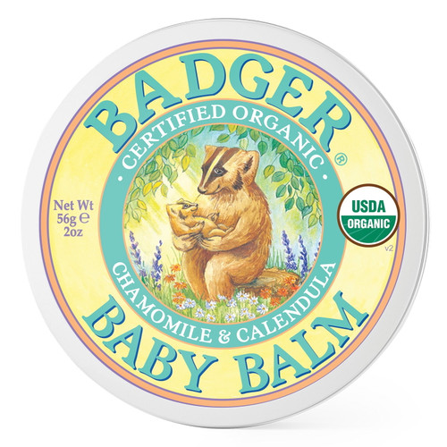 Badger - Baby Balm W/ Organic Chamomile & Calendula 2 Oz Tin