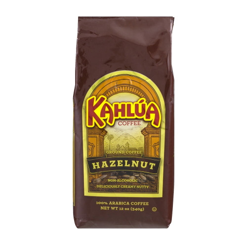 Kahlua, Hazelnut Flavored, Ground Coffee, 12 Oz