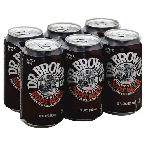 Pepsico Dr Browns  Soda, 6 Ea