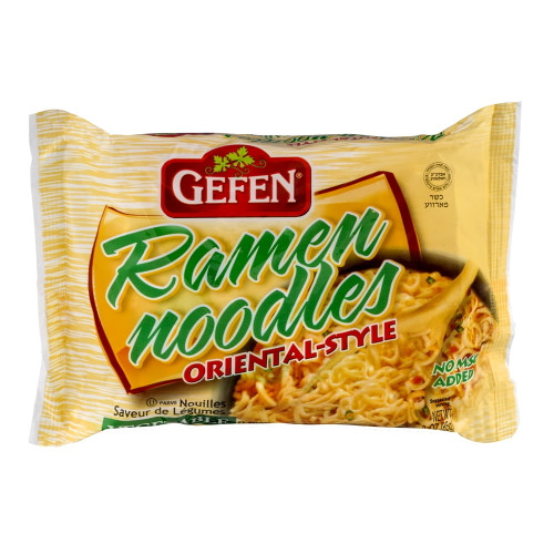 Gefen Ramen Noodles Oriental-style Vegetable Flavor, 3 Oz