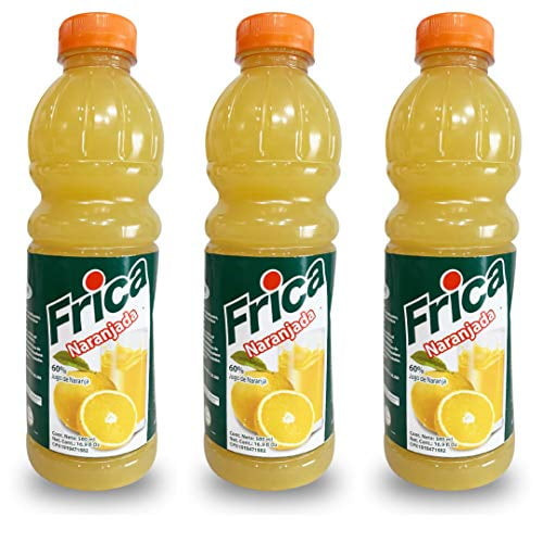 Frica Jugo De Naranja / Frica Orange Juice 500ml Each Bottle (3 Pack)
