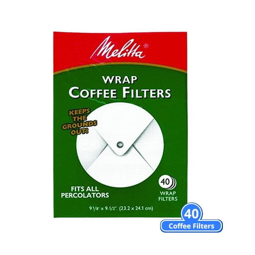 Melitta 627402 Percolator Coffee Filters 40 Counts
