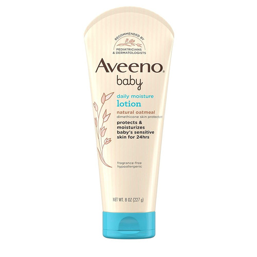 Aveeno Baby Daily Moisture Lotion, Fragrtance Free, 8 Oz