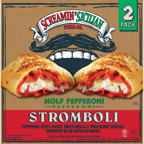 Screamin' Sicilian Stromboli 2pk Holy Pepperoni, 9.25 Oz
