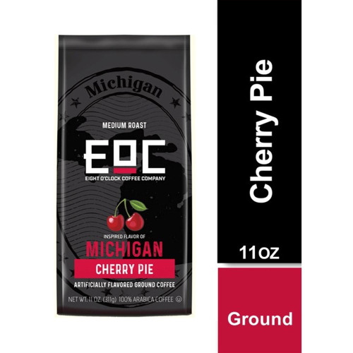 Eight O'clock Flavors Of America Michigan Cherry Pie Ground Coffee, 11 Oz. Bag