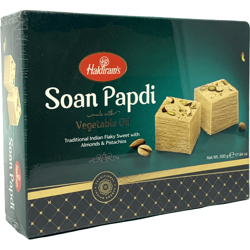Haldiram's Soan Papdi - Made With Vegetable Oil - 500 Gm (17.63 Oz)