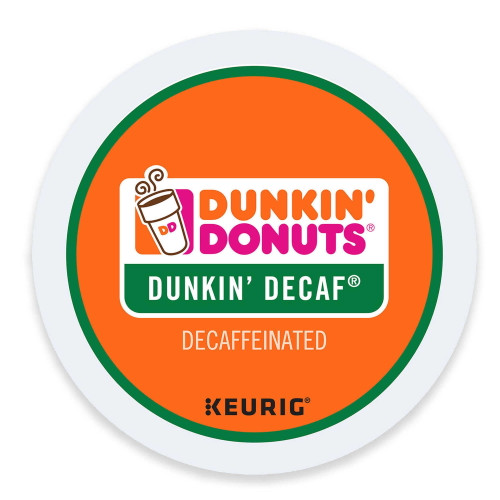 Dunkin' Donuts Decaf, K-cup Portion Pack For Keurig Brewers, 24 Count