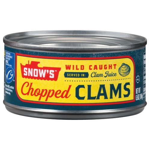 Snow's Chopped Clams In Clam Juice, 6.5 Oz