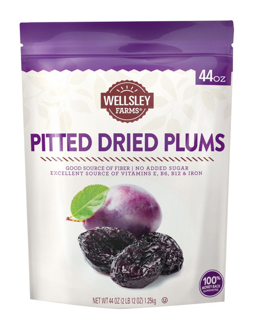 Wellsley Farms Gourmet Dried California Plums, 44 Oz.