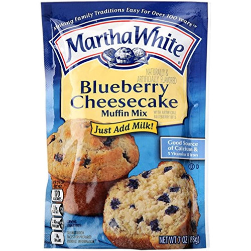 Martha White Blueberry Cheesecake Muffin Mix, 7 Oz