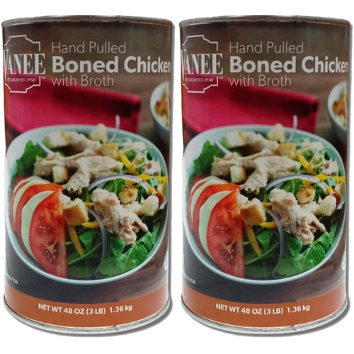 Vanee Hand Pulled Boned Chicken Value Pack By Tribeca Curations | 48 Ounce Can | Pack Of 2