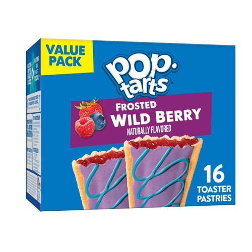 Pop-tarts Toaster Pastries, Frosted Wild Berry, 27 Oz, 16 Count