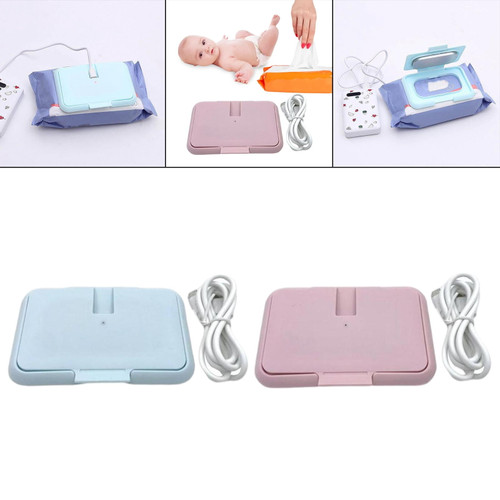 2pieces Household Wipe Warmer Baby Wet Dispenser S Warmer Usb Charging Tissue Paper Warmer Paper Warmer For Babies
