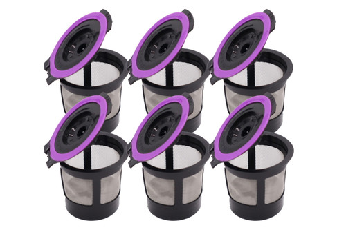 Blendin 6 X Single Coffee Pod Filters Compatible Keurig K Cup Coffee Maker System, Reusable