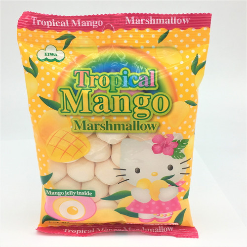 Hello Kitty Marshmallow - Tropical Mango- Mango Jelly Inside 90 G