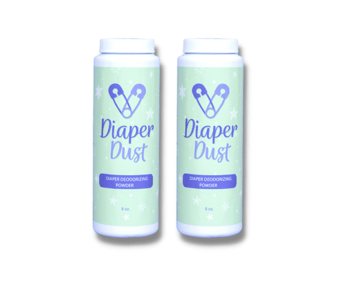 Diaper Deodorizing Powder - Diaper Dust - Trash Deodorizer, Unscented, Made With Activated Charcoal