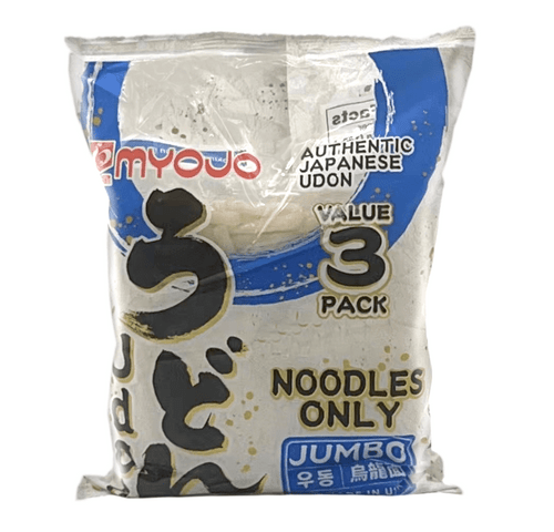 Myojo Jumbo Udon Noodles 3-pack, No Soup, 20.94 Oz (594 G)
