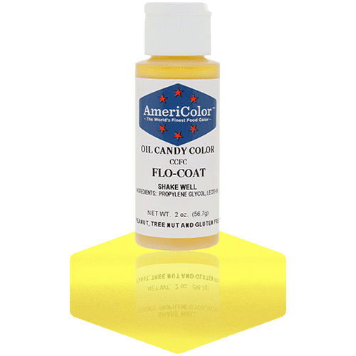 Americolor, Oil Candy Food Color, Flo-coat 2oz