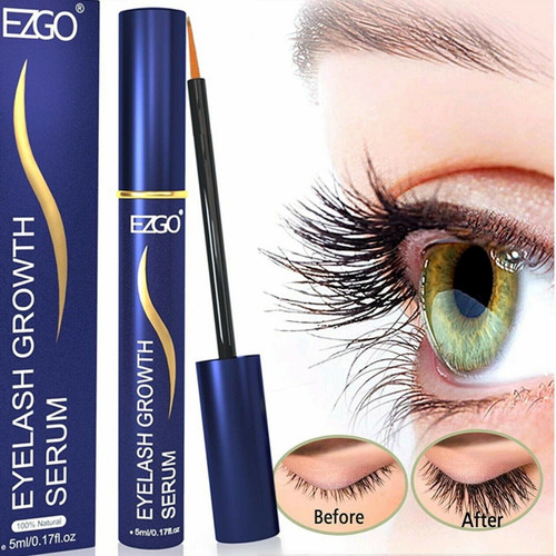 Ezgo 5ml Eyelash Growth Serum Netural Eyebrow Boost Enhancer Rapid Stimulator Extension,longer Fuller Thicker Eyelash Growing Serum